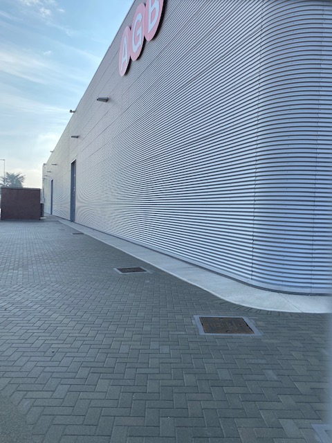 Filterbox Grigio Mix piazzale azienda privata
